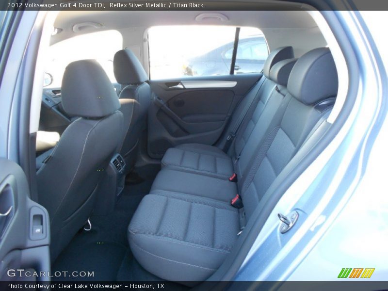 Rear Seat of 2012 Golf 4 Door TDI