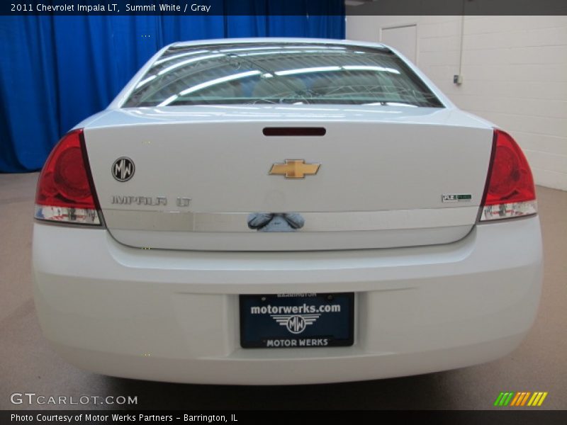 Summit White / Gray 2011 Chevrolet Impala LT
