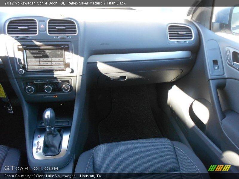Reflex Silver Metallic / Titan Black 2012 Volkswagen Golf 4 Door TDI