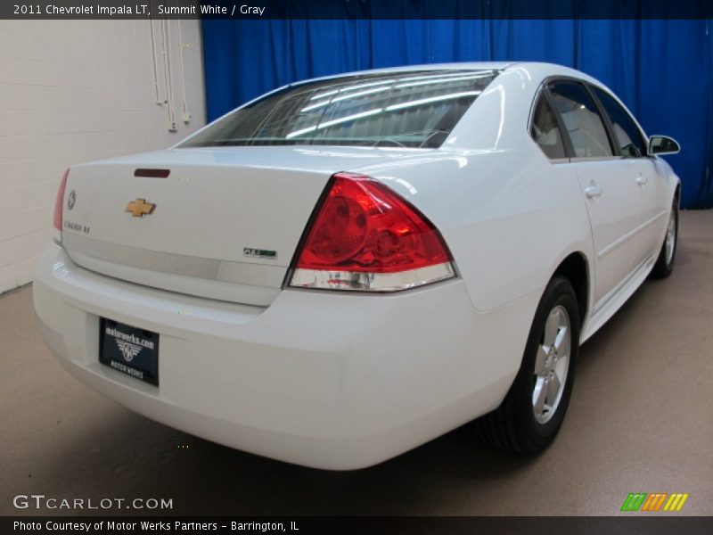 Summit White / Gray 2011 Chevrolet Impala LT