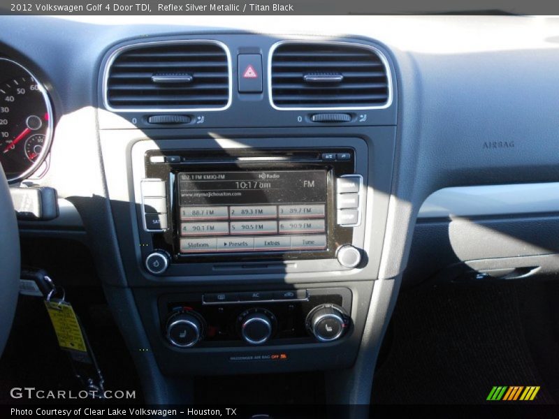 Reflex Silver Metallic / Titan Black 2012 Volkswagen Golf 4 Door TDI