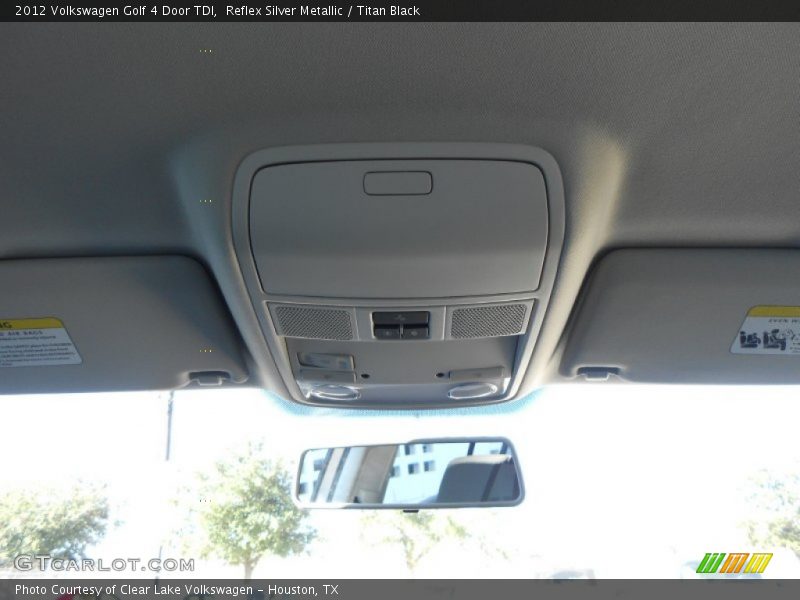 Reflex Silver Metallic / Titan Black 2012 Volkswagen Golf 4 Door TDI