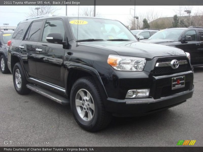 Black / Sand Beige 2011 Toyota 4Runner SR5 4x4