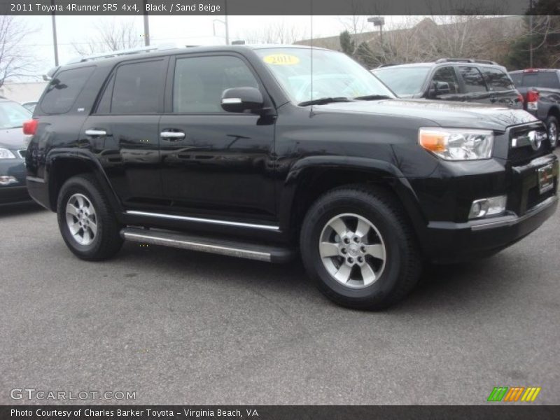 Black / Sand Beige 2011 Toyota 4Runner SR5 4x4