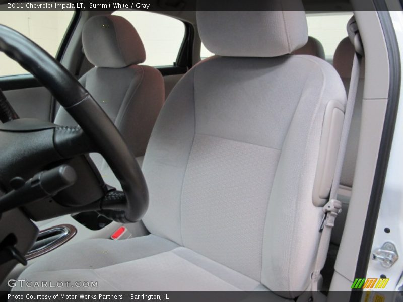 Summit White / Gray 2011 Chevrolet Impala LT