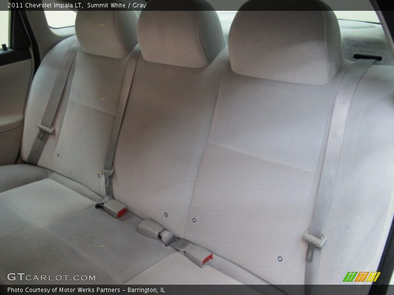 Summit White / Gray 2011 Chevrolet Impala LT