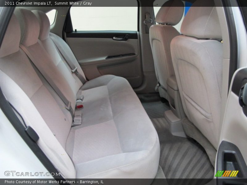 Summit White / Gray 2011 Chevrolet Impala LT