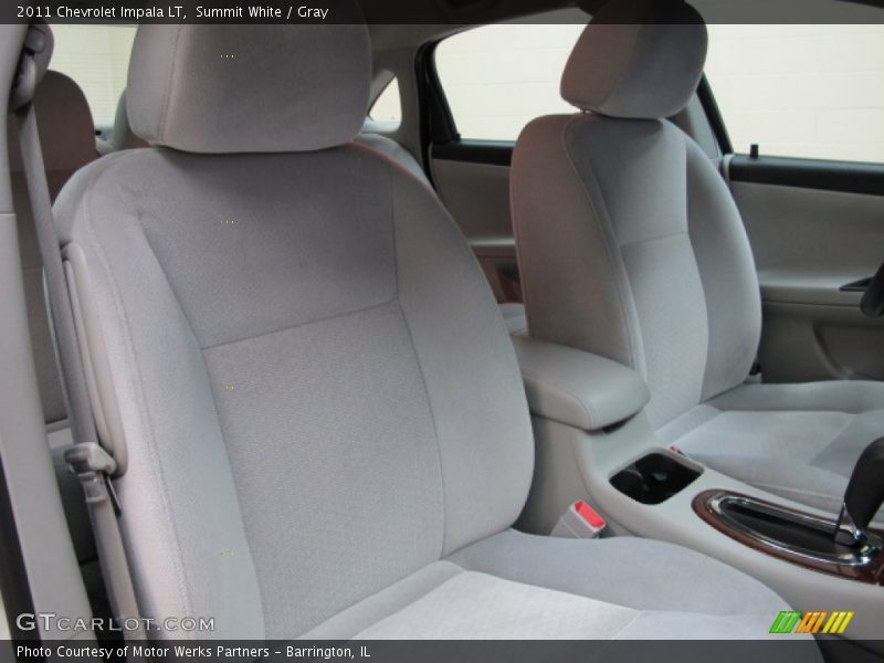 Summit White / Gray 2011 Chevrolet Impala LT