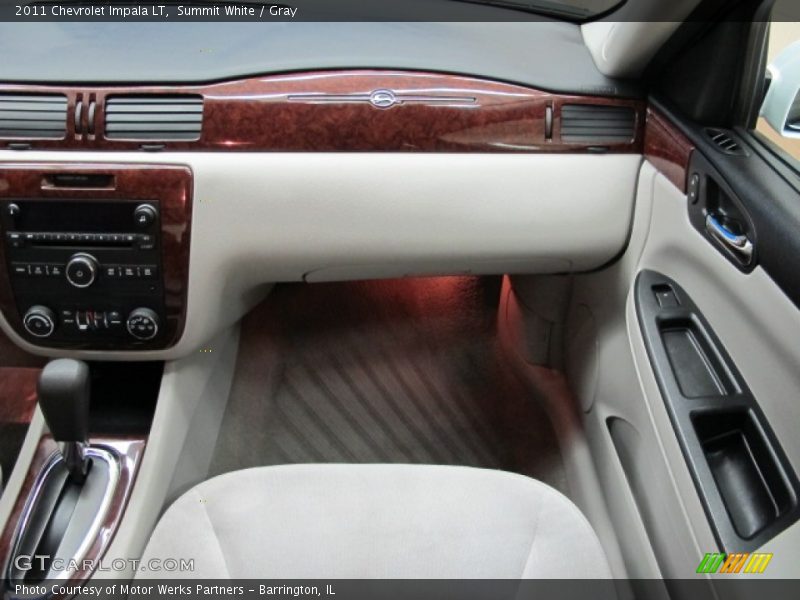 Summit White / Gray 2011 Chevrolet Impala LT