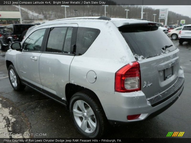 Bright Silver Metallic / Dark Slate Gray 2013 Jeep Compass Latitude 4x4