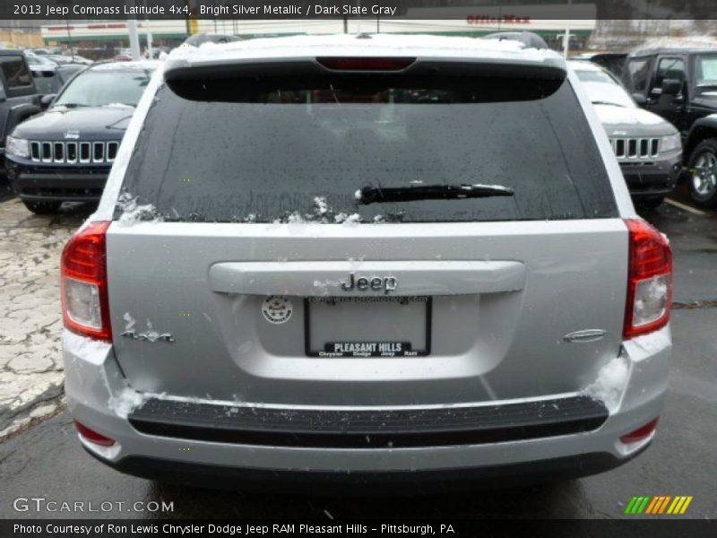 Bright Silver Metallic / Dark Slate Gray 2013 Jeep Compass Latitude 4x4