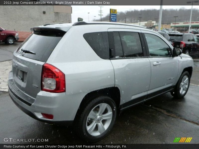 Bright Silver Metallic / Dark Slate Gray 2013 Jeep Compass Latitude 4x4
