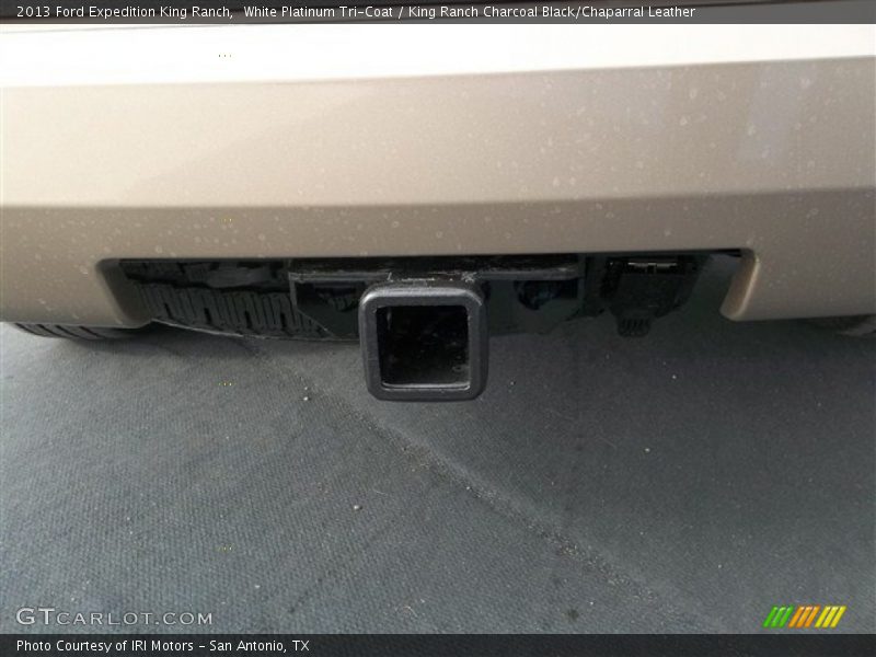 White Platinum Tri-Coat / King Ranch Charcoal Black/Chaparral Leather 2013 Ford Expedition King Ranch