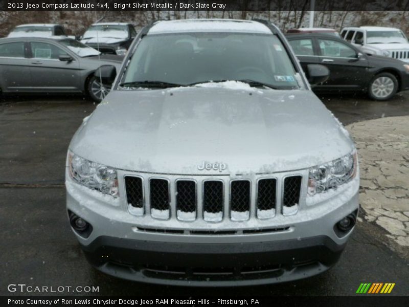 Bright Silver Metallic / Dark Slate Gray 2013 Jeep Compass Latitude 4x4