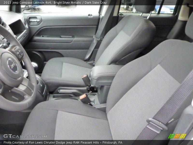 Bright Silver Metallic / Dark Slate Gray 2013 Jeep Compass Latitude 4x4