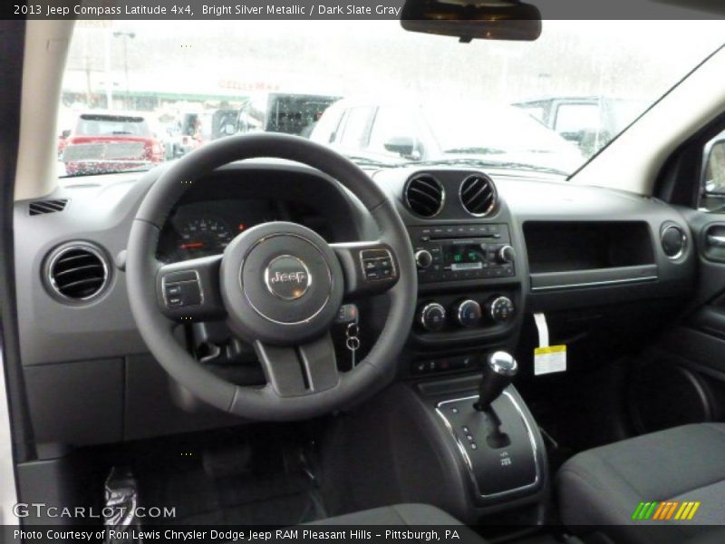 Bright Silver Metallic / Dark Slate Gray 2013 Jeep Compass Latitude 4x4