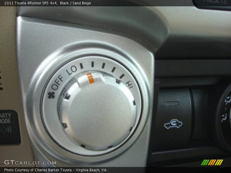 Black / Sand Beige 2011 Toyota 4Runner SR5 4x4