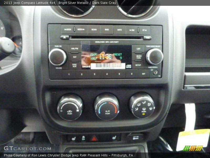 Bright Silver Metallic / Dark Slate Gray 2013 Jeep Compass Latitude 4x4