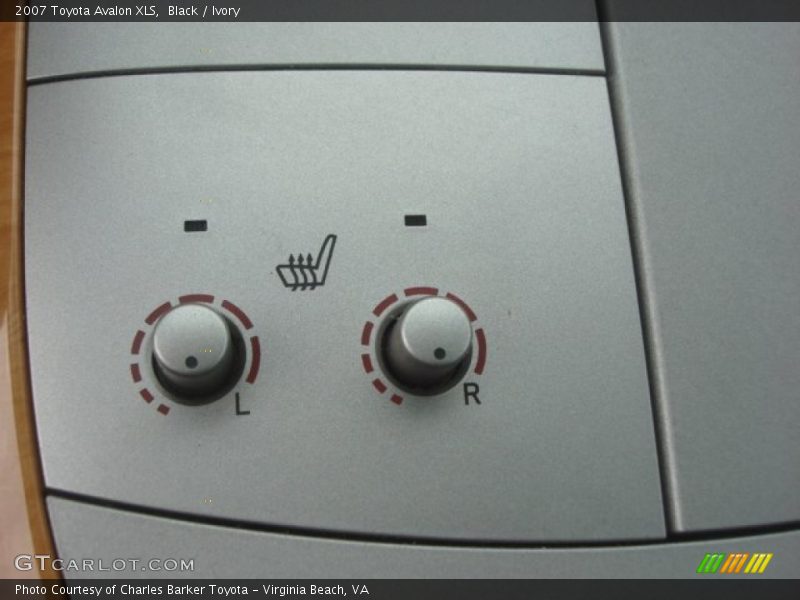 Controls of 2007 Avalon XLS