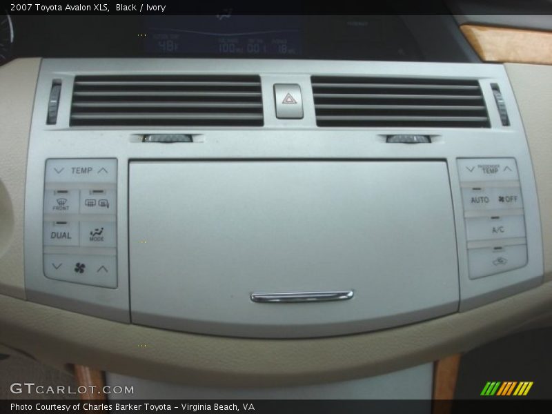 Controls of 2007 Avalon XLS
