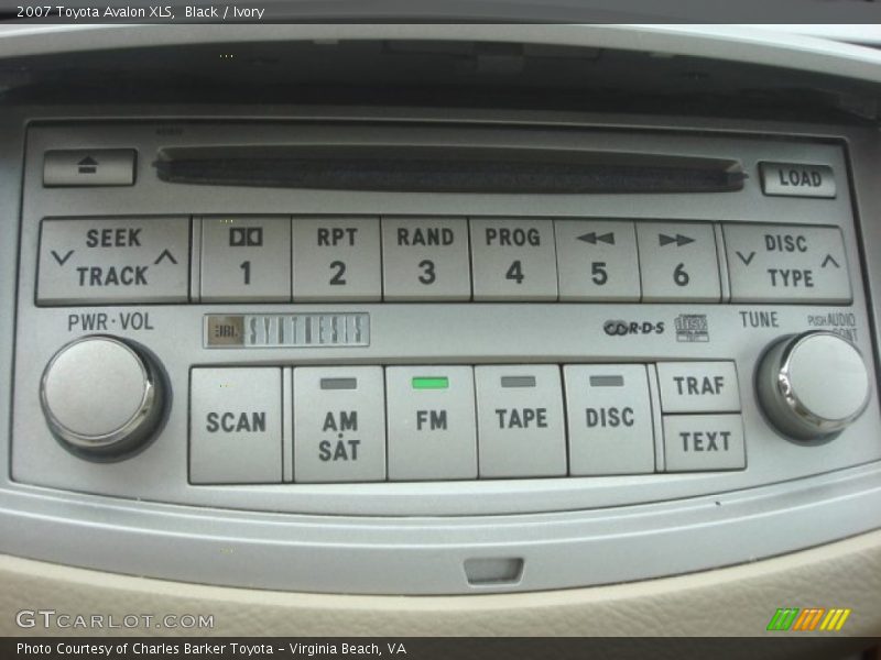 Controls of 2007 Avalon XLS