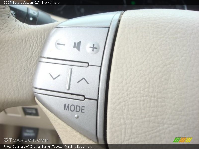 Controls of 2007 Avalon XLS
