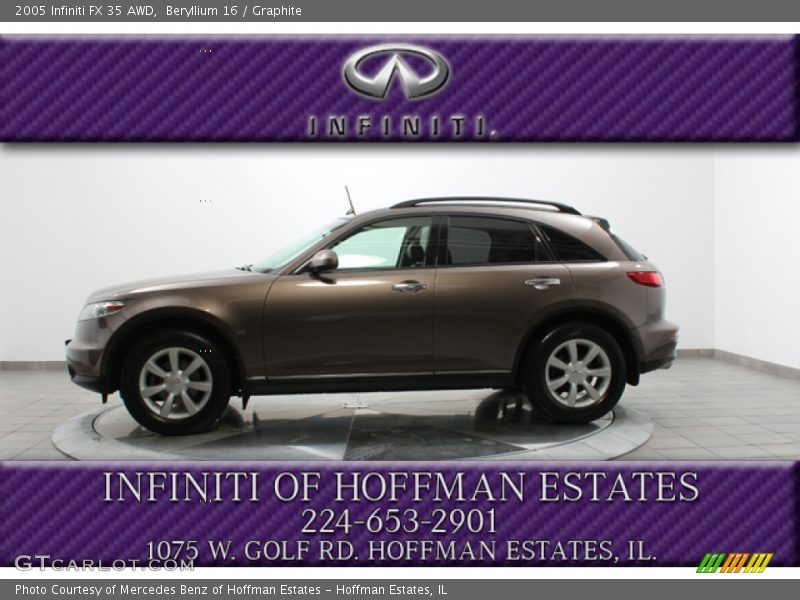 Beryllium 16 / Graphite 2005 Infiniti FX 35 AWD