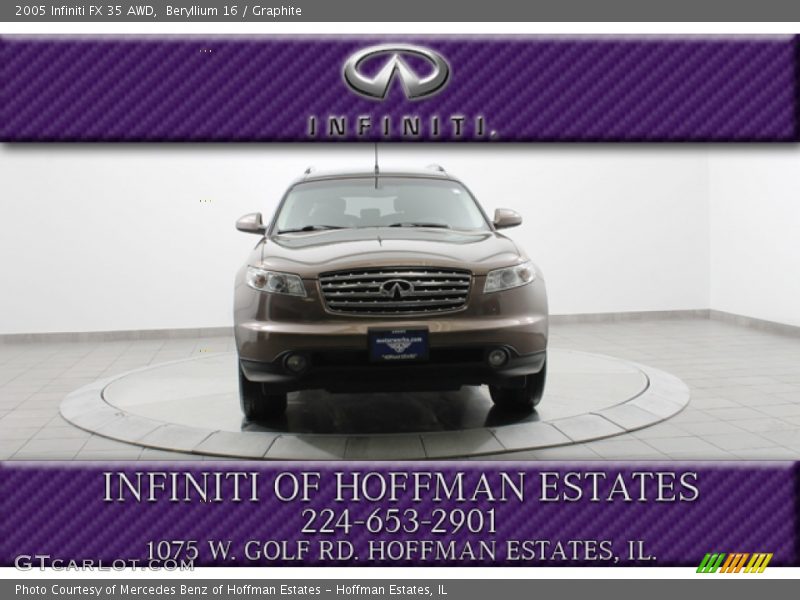 Beryllium 16 / Graphite 2005 Infiniti FX 35 AWD