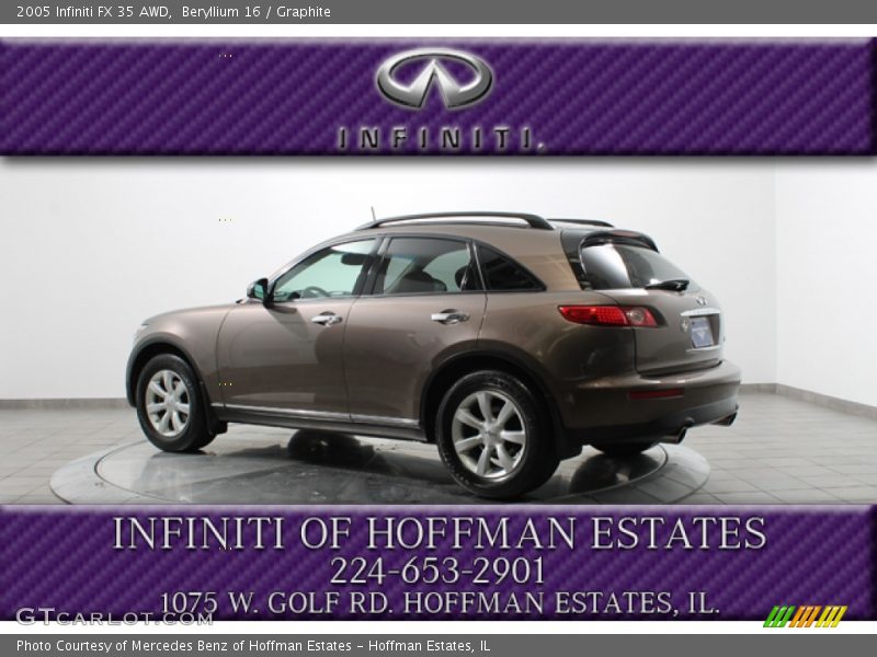 Beryllium 16 / Graphite 2005 Infiniti FX 35 AWD