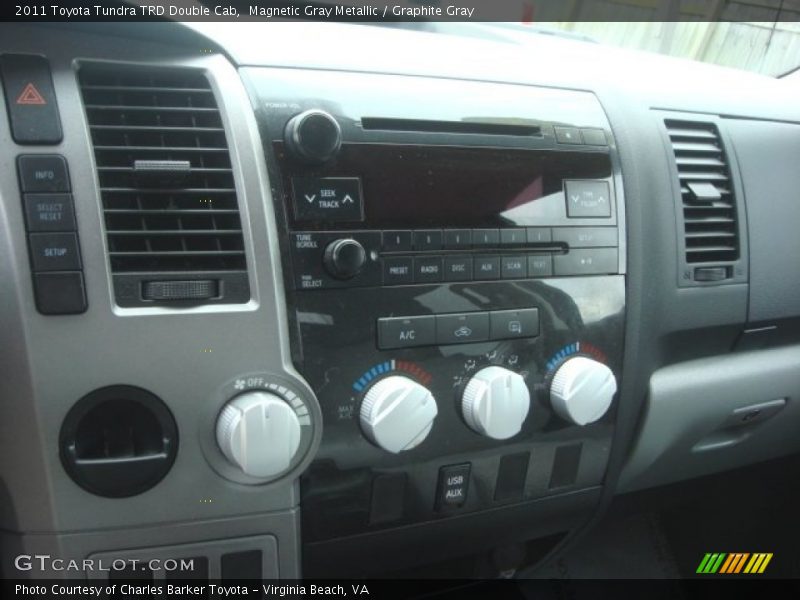 Magnetic Gray Metallic / Graphite Gray 2011 Toyota Tundra TRD Double Cab