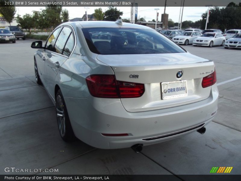 Mineral White Metallic / Black 2013 BMW 3 Series ActiveHybrid 3 Sedan