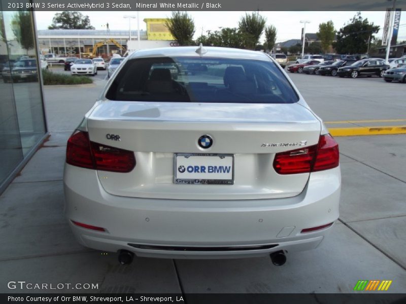 Mineral White Metallic / Black 2013 BMW 3 Series ActiveHybrid 3 Sedan