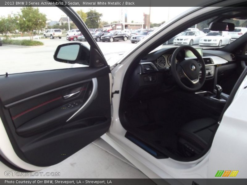 Mineral White Metallic / Black 2013 BMW 3 Series ActiveHybrid 3 Sedan