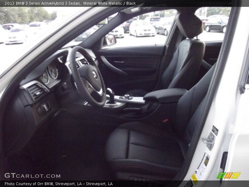 Mineral White Metallic / Black 2013 BMW 3 Series ActiveHybrid 3 Sedan