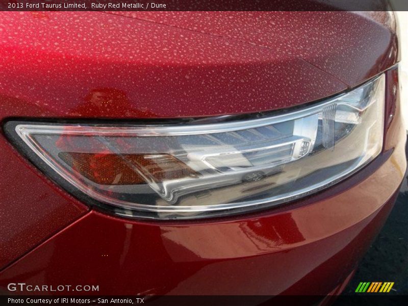 Ruby Red Metallic / Dune 2013 Ford Taurus Limited