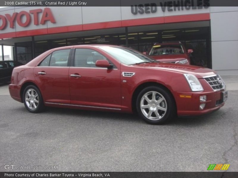 Crystal Red / Light Gray 2008 Cadillac STS V8