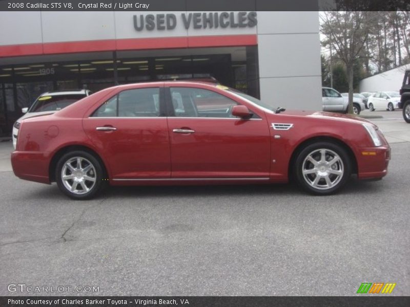 Crystal Red / Light Gray 2008 Cadillac STS V8