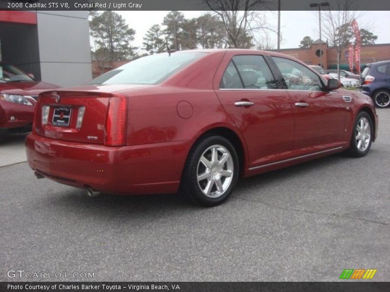 Crystal Red / Light Gray 2008 Cadillac STS V8