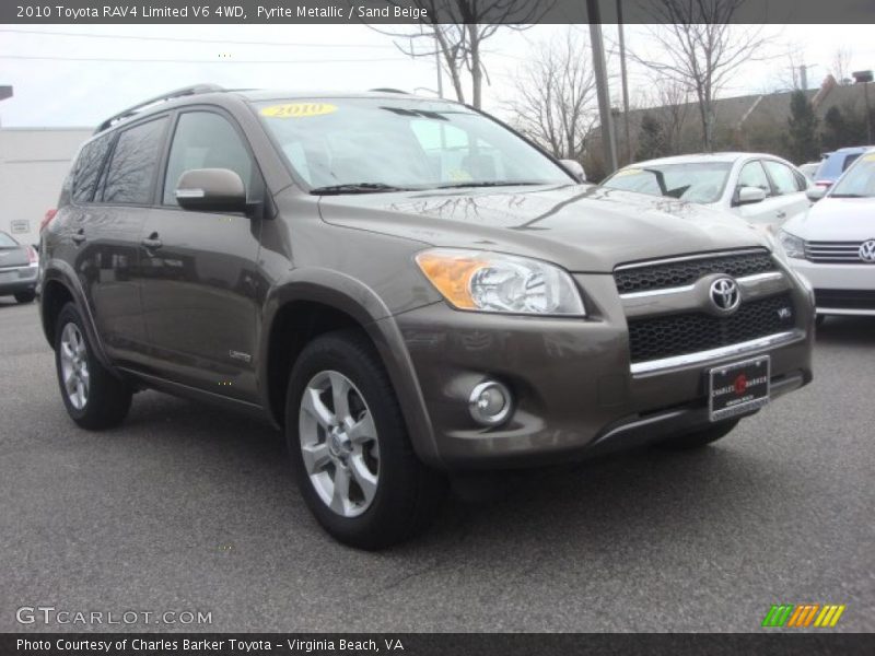 Pyrite Metallic / Sand Beige 2010 Toyota RAV4 Limited V6 4WD