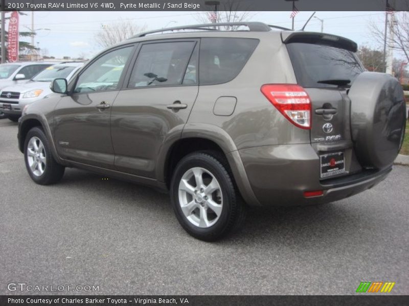 Pyrite Metallic / Sand Beige 2010 Toyota RAV4 Limited V6 4WD