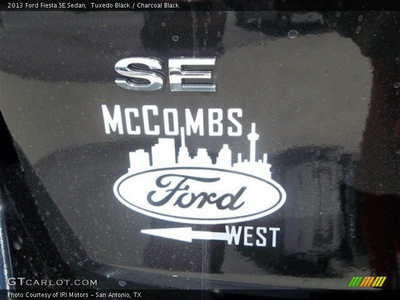 Tuxedo Black / Charcoal Black 2013 Ford Fiesta SE Sedan