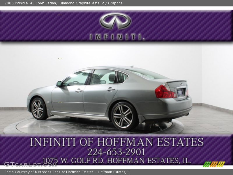 Diamond Graphite Metallic / Graphite 2006 Infiniti M 45 Sport Sedan