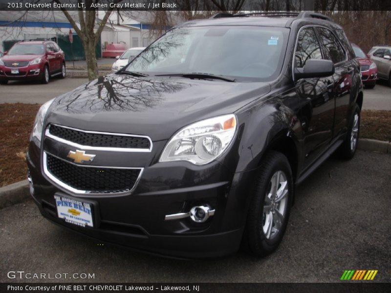 Ashen Gray Metallic / Jet Black 2013 Chevrolet Equinox LT