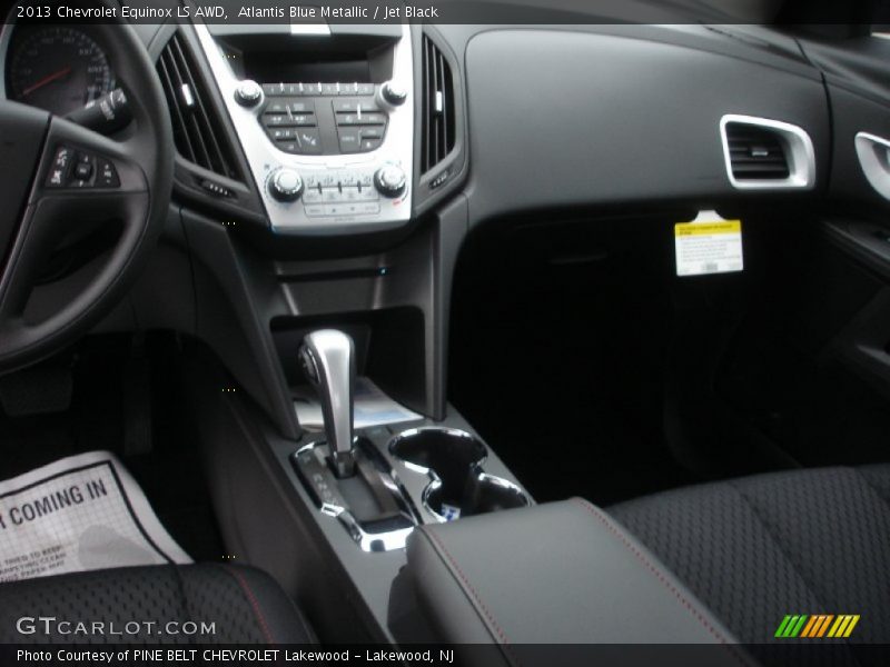 Atlantis Blue Metallic / Jet Black 2013 Chevrolet Equinox LS AWD