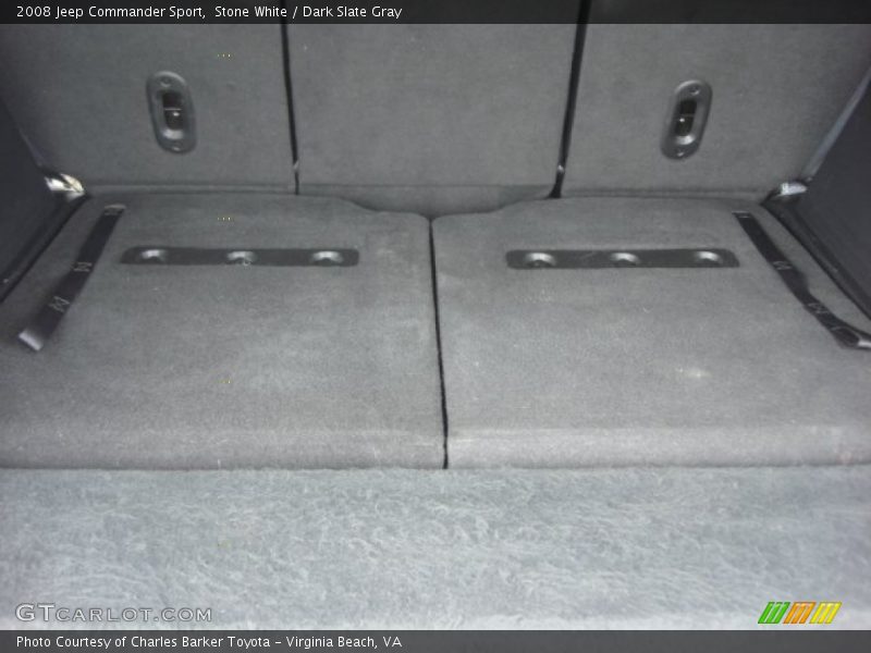 Stone White / Dark Slate Gray 2008 Jeep Commander Sport