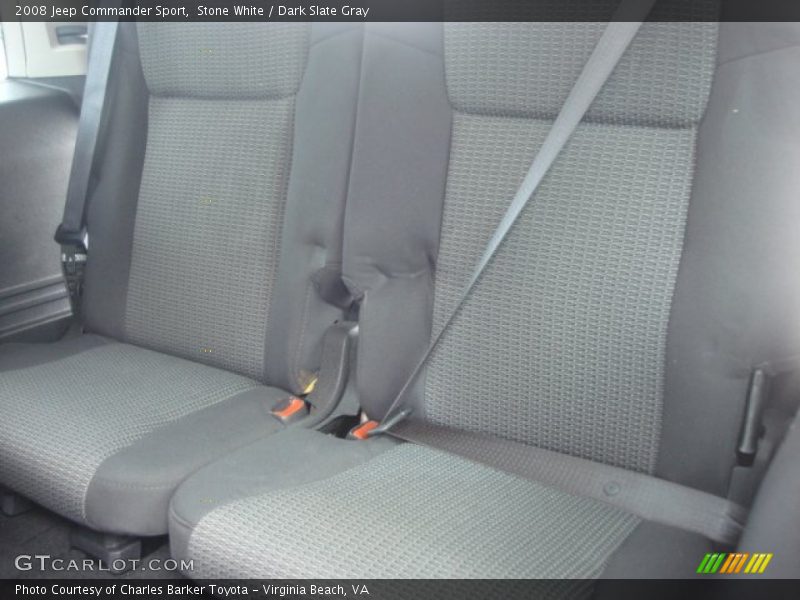 Stone White / Dark Slate Gray 2008 Jeep Commander Sport