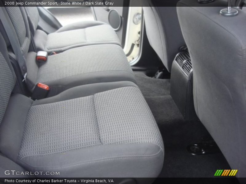 Stone White / Dark Slate Gray 2008 Jeep Commander Sport