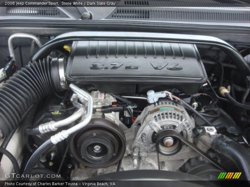  2008 Commander Sport Engine - 3.7 Liter SOHC 12 Valve V6