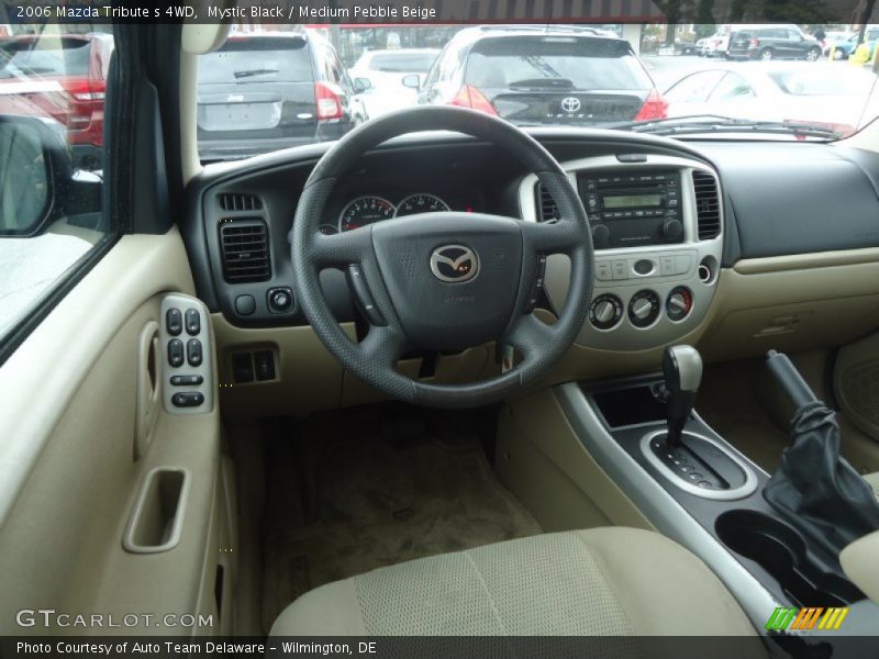 Mystic Black / Medium Pebble Beige 2006 Mazda Tribute s 4WD