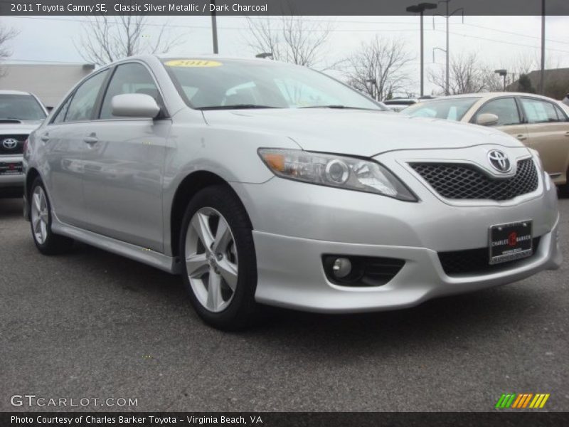 Classic Silver Metallic / Dark Charcoal 2011 Toyota Camry SE